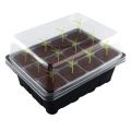 Lids 12 Cells Seed Starter Tray Plastic Seed Propagator Tray Set. 
