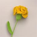 Hand-Knitted Crochet Carnation Flower Bouquet: Perfect Gift for Mum, Perfect for Weddings & Parties. 