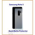 Samsung Galaxy Note 5 Back Matte Protection Soft Skin Sheet Soft Film Back Protector For Samsung Galaxy Note 5. 