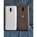 For Oneplus 6t back cover soft silky touch back case. 