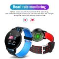 【Hot Sale+Ready Stock +FREE Shipping+COD 】119 Plus Bluetooth Smart Watch Men Blood Pressure Waterproof Sport Round Smartwatch Band For Android IOS With Alarm Clock. 
