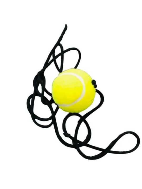 Cricket Hanging Tennis ball With high Quilty Rope Ball  Hanging Ball for Practice, Knocking & Training | Hanging Season Ball with Rope IBall with a Cord Cricket Hanging Ball