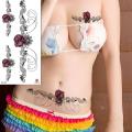 10 Sheets Large Tattoos Temporary Gergeous Body Tattoos Art Stickers For Women Girls 3D Realistic Chest Arm Scar. 