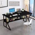 Modern Stable Computer Workstation Desk,Easy to Assemble Pc Laptop Study Table for Home Office,Wood Study Table. 