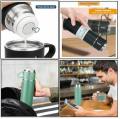 Imported Double Insulated Vacuum Flask with Single Cup (750ml) - Keeps Temperature Same for 5-8 Hours, Perfect for Hot/Cold Beverages on-the-go. 