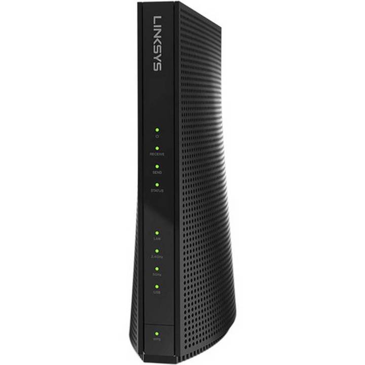 Linksys CG7500 AC1900 Wireless Dual-Band Gigabit Modem Wi-Fi Router Black