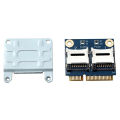 Ecocc 2 SSD HDD for Laptop Dual Micro- SD SDHC SDXC TF to Mini PCIe Memory Card Reader MPCIe. 
