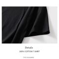 Black T Shirts for Men Plain Jersey Cotton Short Sleeves Tee Shirts for Daily Use Round Neck Shirt Casual Use. 