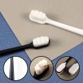 4 Pieces Extra Soft Toothbrushes 20000 Bristle Toothbrush Micro Nano Manual Toothbrush for Fragile Gums Adult Kids Children (Black, White). 