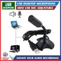 USB Desktop Microphone 360° Adjustable Microphone / USB Mic. 