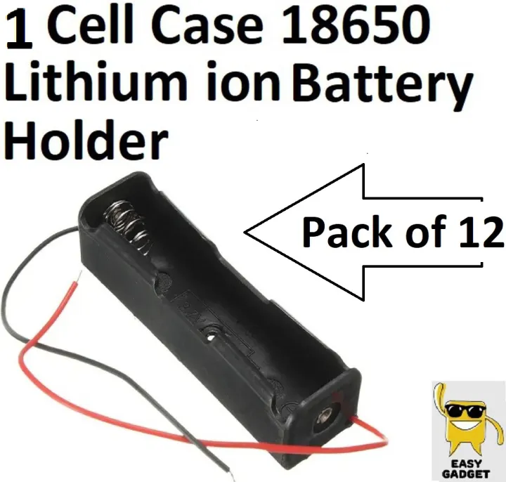 Single%20Cell%20Case%20%7C%20Cell%2018650%20Lithium%20ion%20Battery%20Holder%20/%20Container%20With%20Wires%20-%20Image%203
