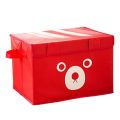 Pack of 4 Cartoon Folding Storage Bins Quilt Basket Kid Toys Organizer torage Boxes Cabinet Wardrobe Storage Bags. 