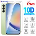 Relaxtoo For Samsung Galaxy A34 2Pcs HD Front Screen Protector Glass Film For SamsungA34 GalaxyA34 Full Coverage Tempered Glass. 