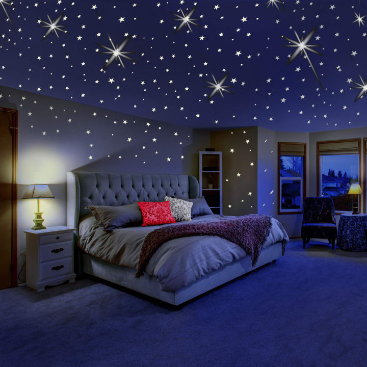 100%20Pcs%20Luminous%20Stars%20Wall%20Stickers,Home%20Glow%20In%20The%20Dark%20Stars%20For%20Kids%20Baby%20Room%20,DIY%20Wall%20Art%20Home%20Decor%20Sticker%20-%20Image%209