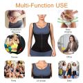 SLIM FIT WOMEN BODY SHAPER FOR LADIES  WAIST TRAINER PUSH UP VEST TUMMY BELLY GIRDLE WOMEN BODY SHAPER WAIST CINCHER CORSET ZIPPER VEST SHAPEWEAR- WOMEN BODY SHAPER FOR LADIES SLIMMING BELT FOR CHUBBY GIRLS- BLACK BLUE AND PURPLE - M L XL XXL. 