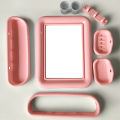 Complete Mirror Set All in One/ With Mirror/ With Storage Rack or Shelf/ With Towel Rail/ With Toothbrush Holder/ With Soap Dish Holder, and Hanger Hooks. Aaina/ Mirror/ Bathroom Mirror/ Basin Mirror/ Sheesha Set.. 