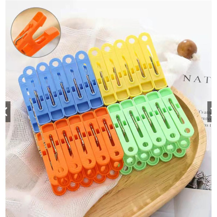 Pack%20of%2020%20%20Laundry%20Clothes,%20Cloth,%20Hanging%20Clips/Plastic%20Clothes%20Pins%20%E2%80%93%20Sealing,%20Hanging%20Cloth%20-%20Image%204