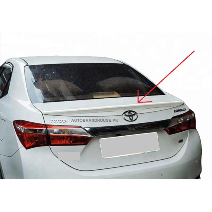 Toyota Corolla 2015-2022 Trunk Spoiler (Off White)