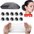 10Pcs Black High Elastic Hairnets Invisible Hair Nets Mesh Bun Hair Styling Tools Hairnets Dancing Hair Accessories for Women. 
