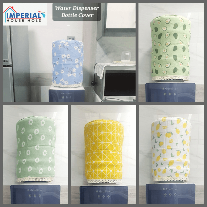 Printing Cloth Art Drinking Cover Water Dispenser Dust Household Protector Case Random Design