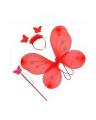 Fairy Wings Set For Kids -Red. 