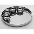 Indian Thaali Gujrati Thali Partition Serving Dish. 