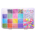 1 Set/box Seed Beads Letter/Love Hearts/Stars Acrylic Beads for DIY Jewelry Making. 