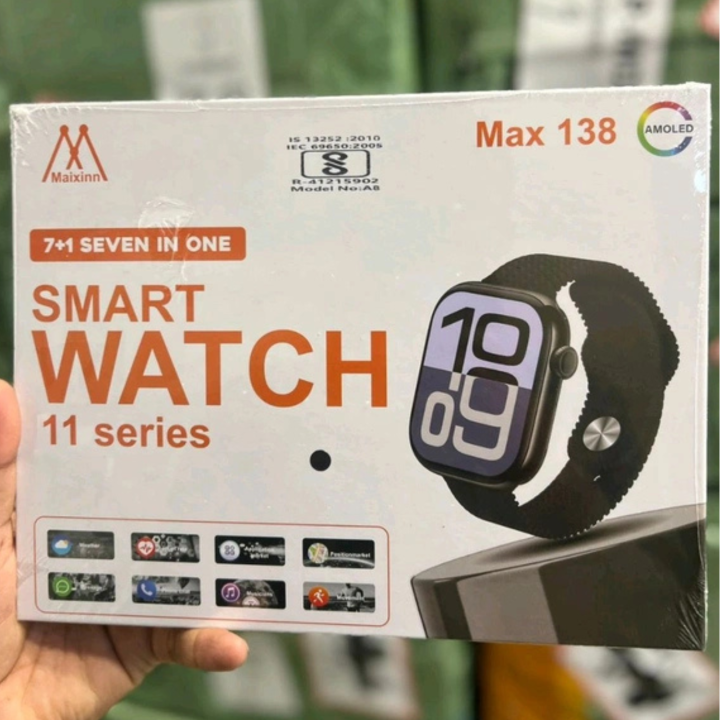 New Maixinn Max 138 AMOLED Smartwatch (7-in-1) | Smart Watch 11 Series ...