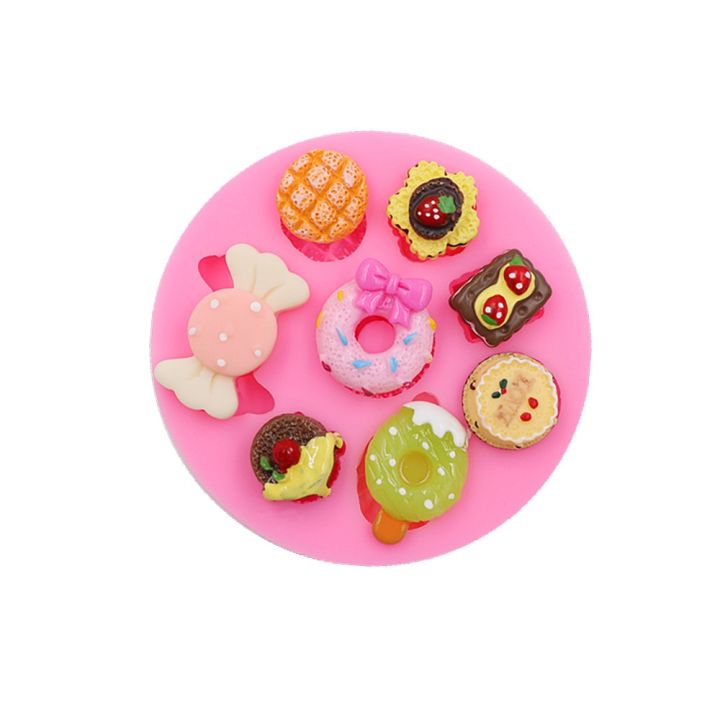 【shengxiong6525】Cartoon ice candy candy cakes silicone mold DIY handmade crafty dessert decoration baking gadgets new