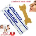 5 Pcs Breathe Nasal Strips Right Way Stop Snoring Anti Snoring Strips Easier Better Breathe Health Care. 
