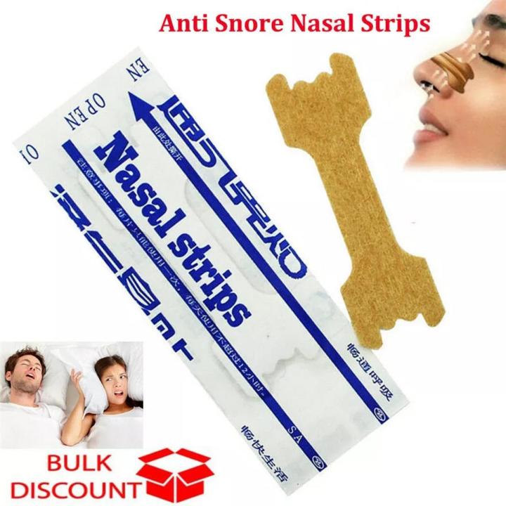 5 Pcs Breathe Nasal Strips Right Way Stop Snoring Anti Snoring Strips Easier Better Breathe Health Care