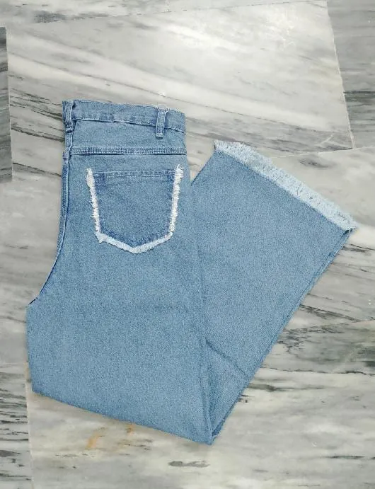 Simple%20Jeans%20Wide%20Leg%20Flapper%20For%20Girls%20And%20Womans/Ladies%20-%20Image%203