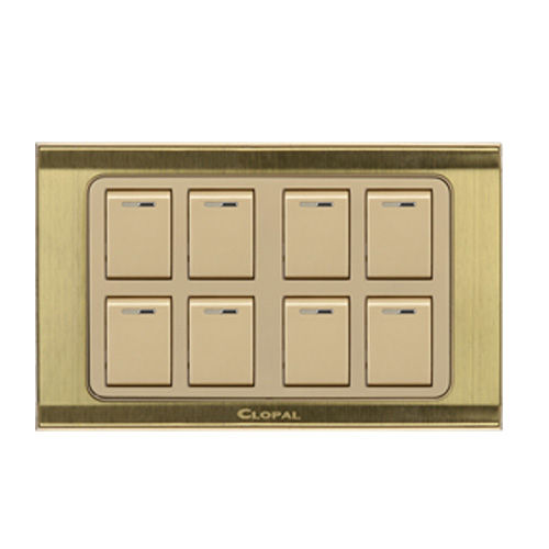 Clopal Prime Series 8-Gang Switch Board Superior Quality | Daraz.pk