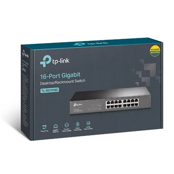 TP-Link%20Network%20Gigabit%20Desktop/Rackmount%20Switch%20TL-SG1016D%20/%20TL-SG1024D%2016-Port%2010/100/1000%20Mbps%20-%2018%20Months%20Brand%20Warranty%20-%20Image%203