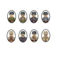 WW2 Military German Building Block Soviet Soldier US France Camouflage Navy Police Infantry Army Figures Helmet Brick Toy. 