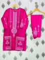New stylish collection 3D printed stitched 2pc suit for girls and women.. 
