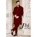 Maroon Men's Shalwar Kameez. 