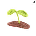 1Pc Cute Bean Sprouts Duck Crochet Hair Clip Handmade Princess Girls Hairpins GJCUTE. 