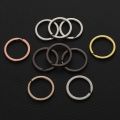 10pcs/lot 25mm 28mm 30mm New Connectors Pocket Carabiner Key Chain Split Key Ring Stainless Steel. 