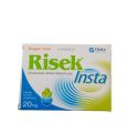 Risek Insta Powder for Oral Suspension 20mg (Omeprazole + Sodium Bicarbonate) – Sugar-Free, Mint Flavour – 10 Sachets. 