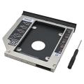 Second 2nd HDD Caddy Case 9.5mm/12.7mm  SATA 2.5'' HD Hard Disk Drive Enclosure SSD Case Box For Laptop CD-ROM DVD-ROM. 
