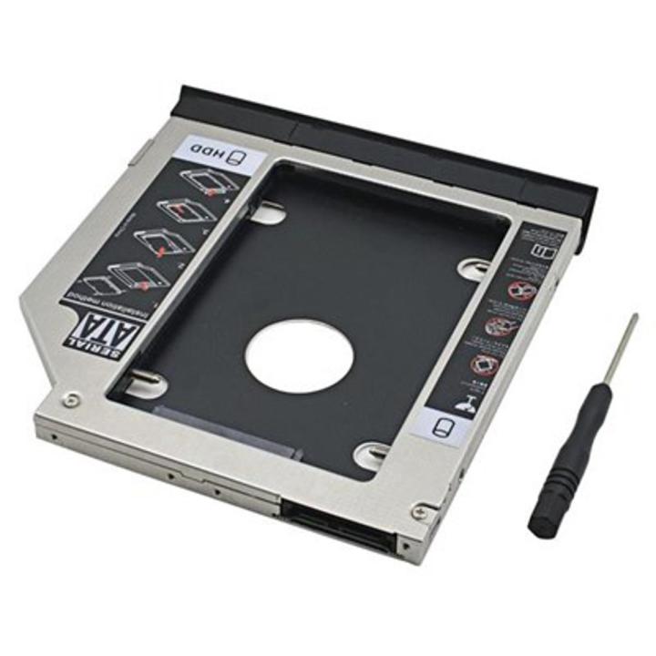 Second 2nd HDD Caddy Case 9.5mm/12.7mm  SATA 2.5'' HD Hard Disk Drive Enclosure SSD Case Box For Laptop CD-ROM DVD-ROM