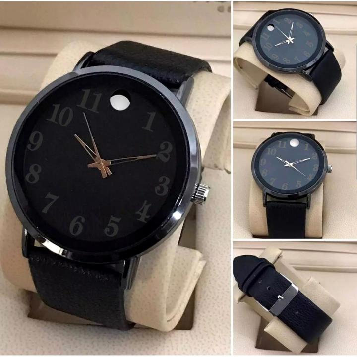 Full Black Classic Watch Stylish Latest Design