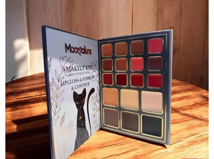 Mocallure 5-in-1 Makeup Kit Book Palette – All-in-One Face & Eye Makeup ...