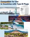 Travel Adapter USA Adapter Socket with USB A & C. 