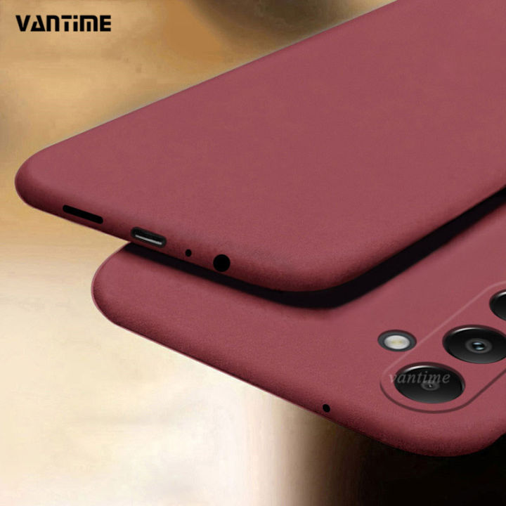 Vantime for Samsung Galaxy A15 4G 5G Case Soft Sandstone Slim Matte