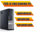 Gaming Pc,790 SSF PC, up to 3.4GHz, 4K Supported ,500GB HDD, 4GB Ram Games Installed. 