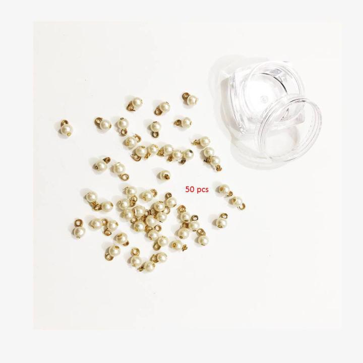 50 Loreal  Hanging Pearl Beads DIY Jewelry Making Accessories