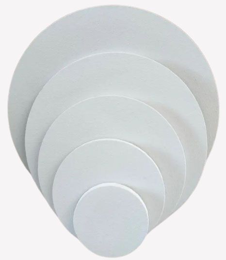 Openness - Round Canvas - Pack of 5 - Each Size  4,6,8,10,12 Inches Round Board 100% Small Cotton Stretched Blank Canvass For Painting - Well Prime Coated