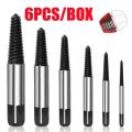 6 Piece Screw Extractor Set M3–M18 Heavy Duty Bolt & Screw Removal Tool. 